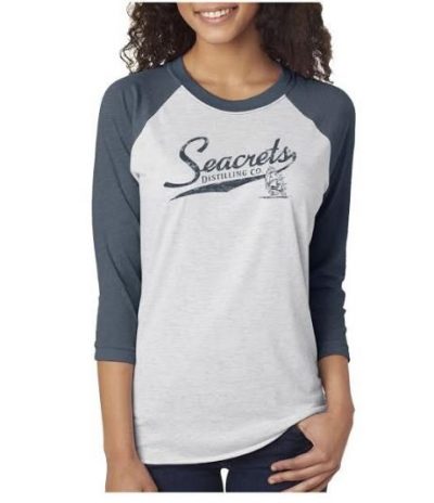 Seacrets Distilling Co. Unisex Baseball Shirt-0