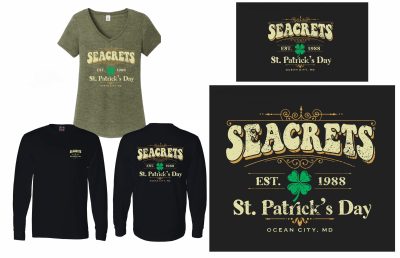Seacrets St. Patty Scrolls