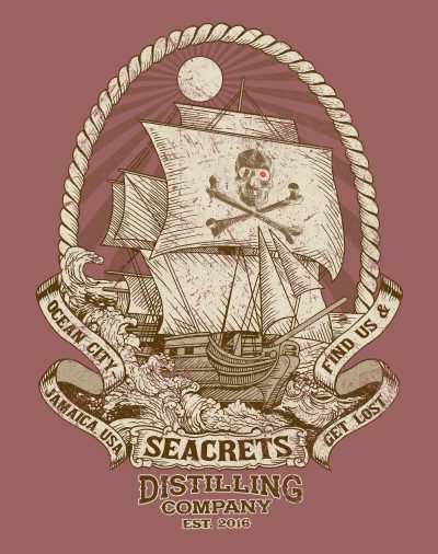 Seacrets 2024 Distilling Co Monotone Ship Wave 1 Copy