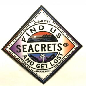 a sign that says find us secrets and get lost