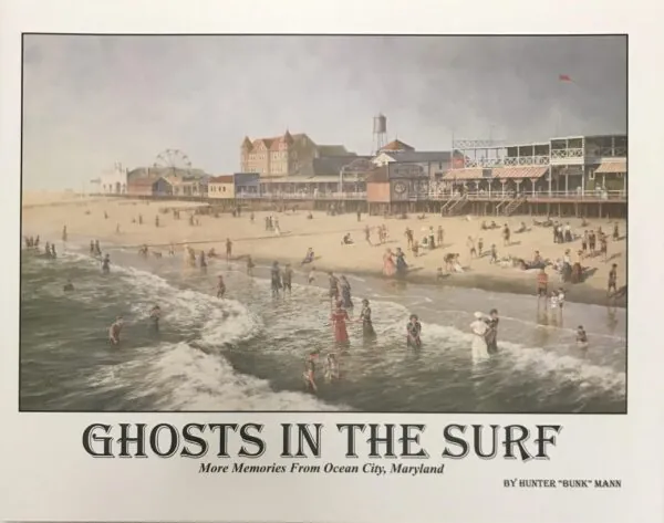 a picture of a beach with people on it