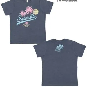 a women's t - shirt with a palm tree on it